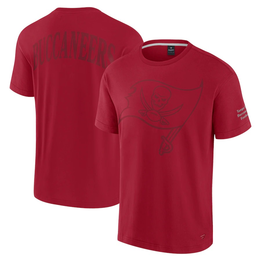 Men tampa bay buccaneers red 20241213 NFL T shirt